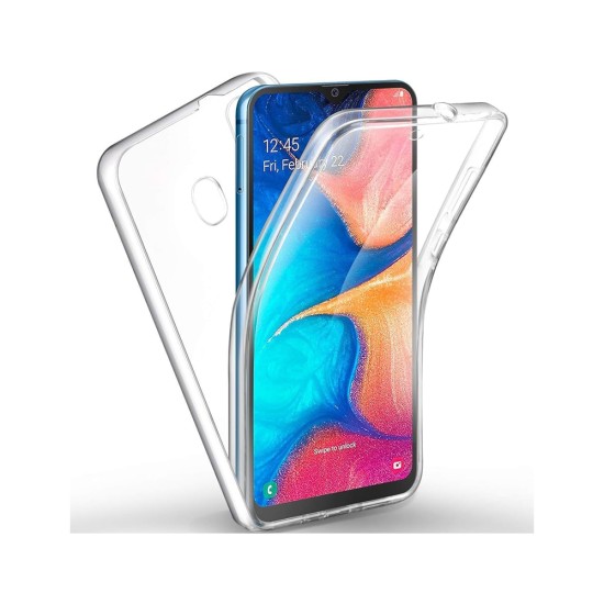 Capa de Silicone 360º para Samsung Galaxy A10s Transparente